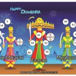 Dusshera Theme Housie Ticket (24 Tickets)