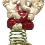Ganesha Spring Bobble Heads for car Dash Boards & Home Decorations