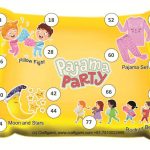 Pajama Party Theme Housie Ticket (24 Tickets)