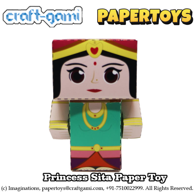 Craftgami Bhagat Singh Paper Toy (DIY, Cut and make toy) Craftgami