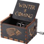 Wooden Hand Cranked collectible engraved Music Box - Game of Thrones (1 pc, Random Color)