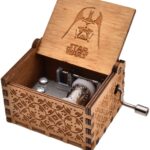 Wooden Hand Cranked collectible engraved Music Box - Star Wars (1 pc, Random Color)