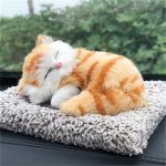 Sleeping cute cat Showpiece - 1 pc