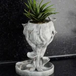 DIY - Planter Series - Mushroom Vase (White Color, Plastic, 1 pc)