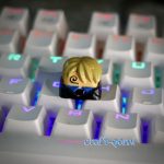 One Piece - Sanji artisan Keycap for Mechanical Keyboards - 1 Keycap