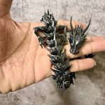Articulated Dragon - 40 cm long (Black)