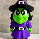 Angry Witch Keychain (3d printed, Articulated) - 1 pc