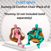 Chair for Dummy 13 Figures (pack of 2, compatible with 1/12 Scale Action Figures), Dummy model not included