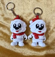 Articulated Polar Bear keychain (pack of 2)