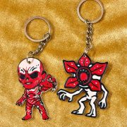 Demogorgon and Vecna keychain 3d printed - pack of 2 keychains