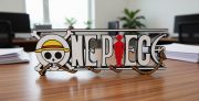 3d printed One Piece Logo for table/shelf decor (Fan Art)